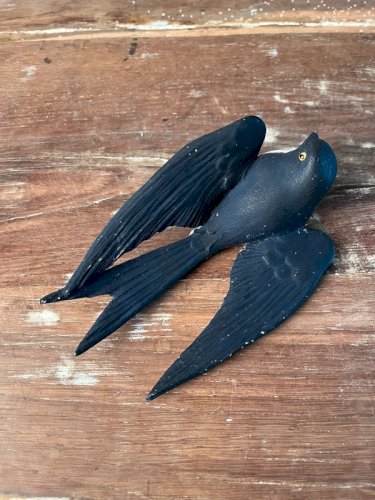 Hirondelle en terre cuite à accrocher