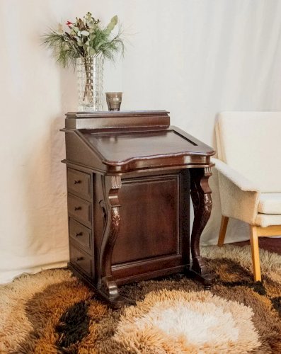 Honoré, le bureau secrétaire Davenport en acajou N°138