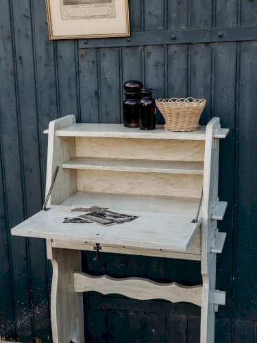 Honoré, le secrétaire fin en bois clair N°114