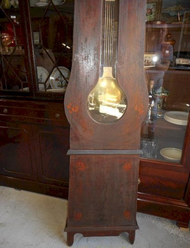 HORLOGE COMTOISE CAISSE EN SAPIN PEINT N° 11