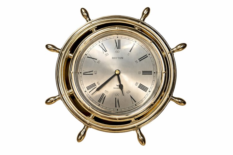 Horloge marine en forme de barre de navire – Rhythm – Quartz