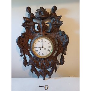 Horloge Murale 19 éme en Fonte