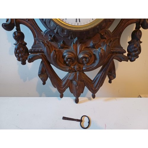 Horloge Murale 19 éme en Fonte