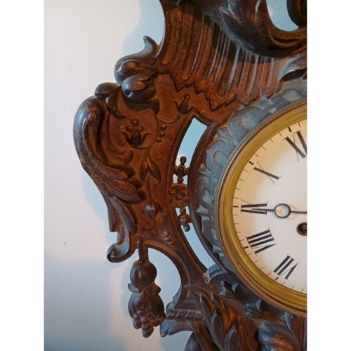 Horloge Murale 19 éme en Fonte