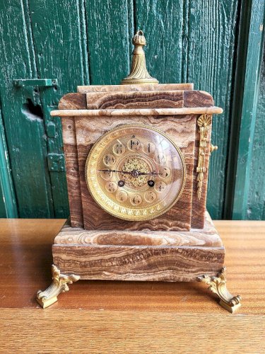 HORLOGE PENDULE EN MARBRE A ALLELY Bte ORLEANS N12