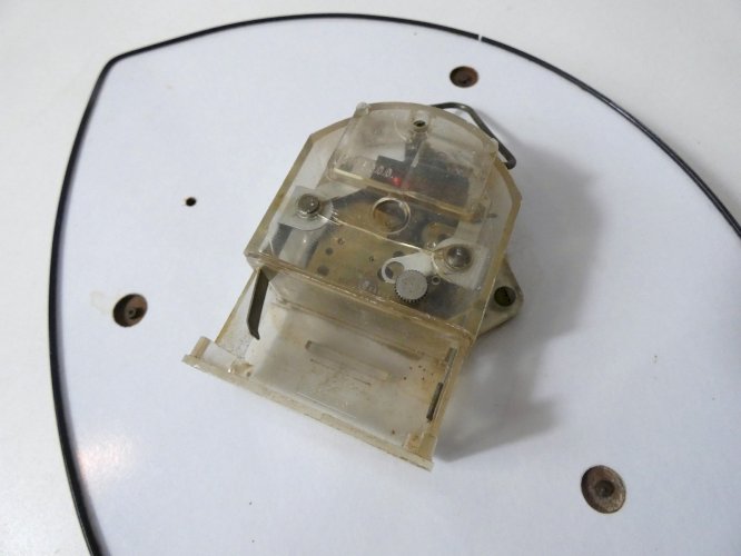 Horloge pendule formica asymétrique JAPY Vintage An 50's 60's