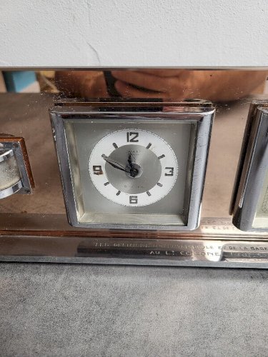 HORLOGE THERMOMETRE BAROMETRE HYGROMETRE AVIATION LIEUTENANT COLONEL POINSARD