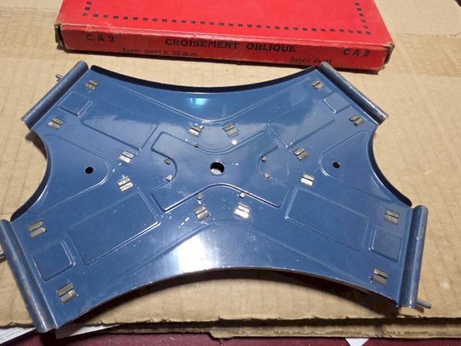 Hornby Croisement Oblique boite échelle O Très Bel État