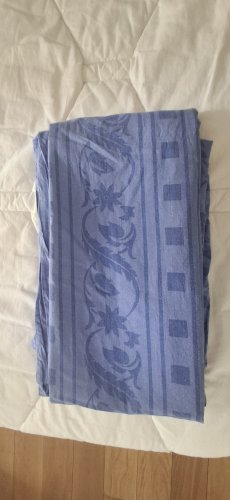 Housse de couette coton bon etat bleue 220 X 200cm 