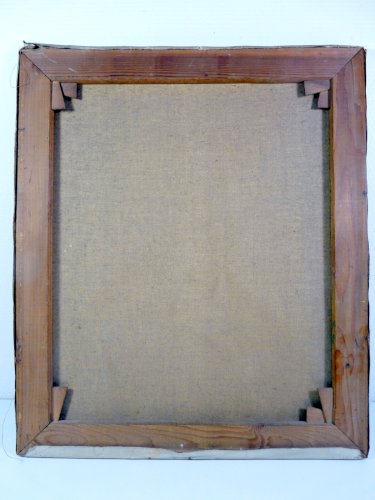 HST école de Dusseldorf début XX° PORTRAIT D'HOMME signée A. Rheinert 59 x 50 cm