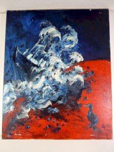 HST XX° THE GLOBAL WARMING by Maria Monclar signed C PIELAT 2000