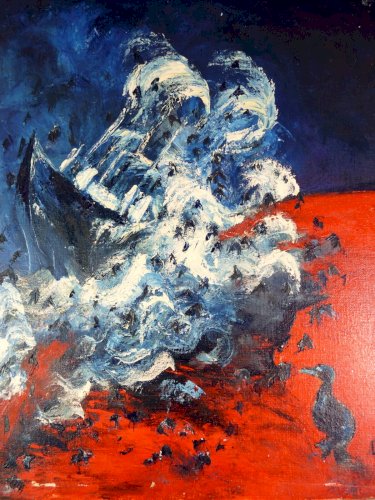 HST XX°  LE RECHAUFFEMENT DE LA PLANETE par Maria Monclar signée C PIELAT  2000