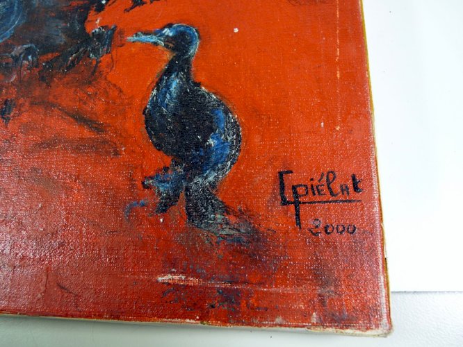 HST XX°  LE RECHAUFFEMENT DE LA PLANETE par Maria Monclar signée C PIELAT  2000