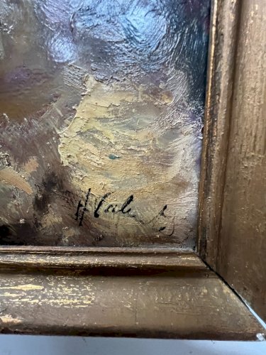 Huile sur isorel " La danseuse de Flamenco " XX siècle