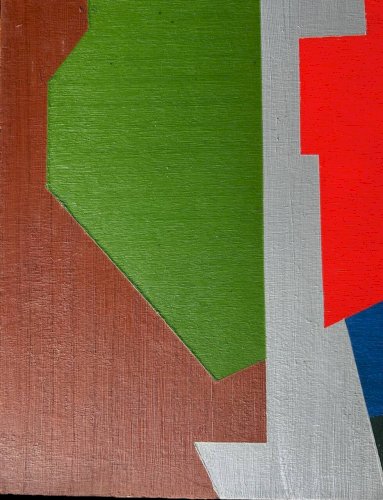 huile sur panneau double face