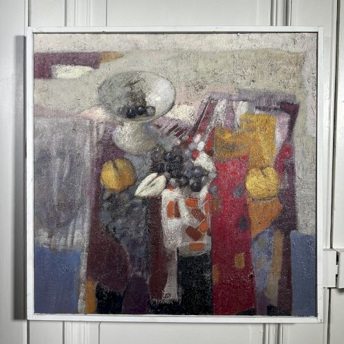 Huile sur panneau nature morte aux fruits par Ange Tomaselli XXe L9611