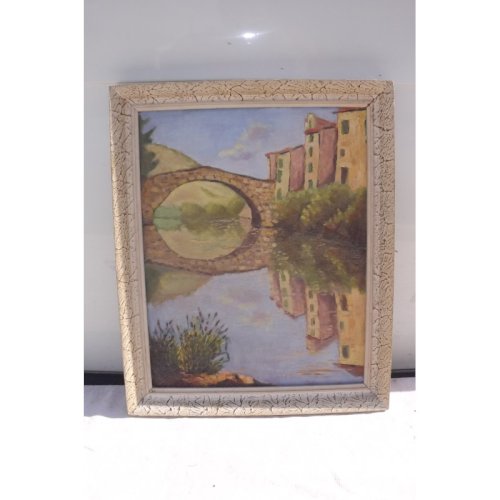 Huile sur Toile Barot Année 70 / 80 Gardonne (24 )