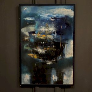 Oil on canvas modern composition by Susandoi L8318