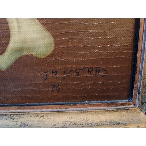 Huile sur Toile J.M Sostras 1974