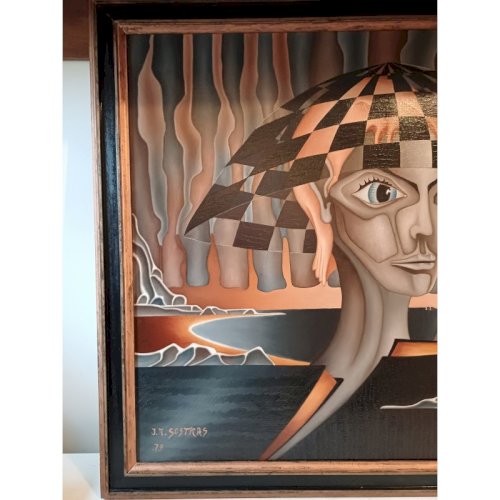 Huile sur Toile J.M Sostras 1979