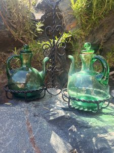 Vintage oil and vinegar cruet
