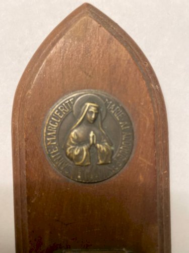 Icône domestique ancienne – Sainte Marguerite-Marie Alacoque, XIXᵉ siècle