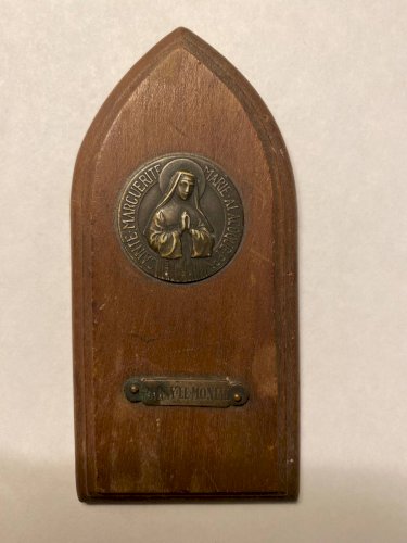 Icône domestique ancienne – Sainte Marguerite-Marie Alacoque, XIXᵉ siècle