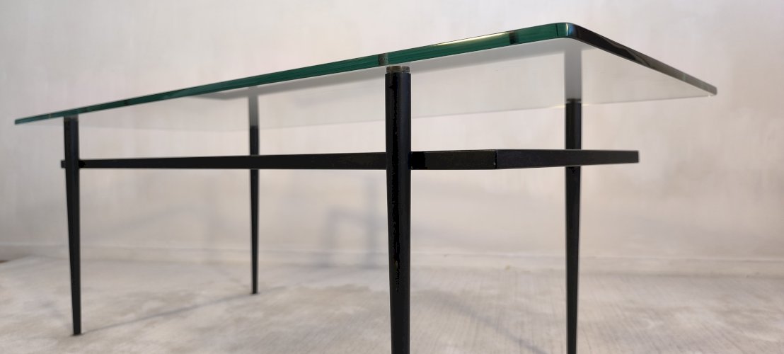 Iconique Table basse Roger Le Bihan pour Airborne 1960-70 - Design minimaliste, France 