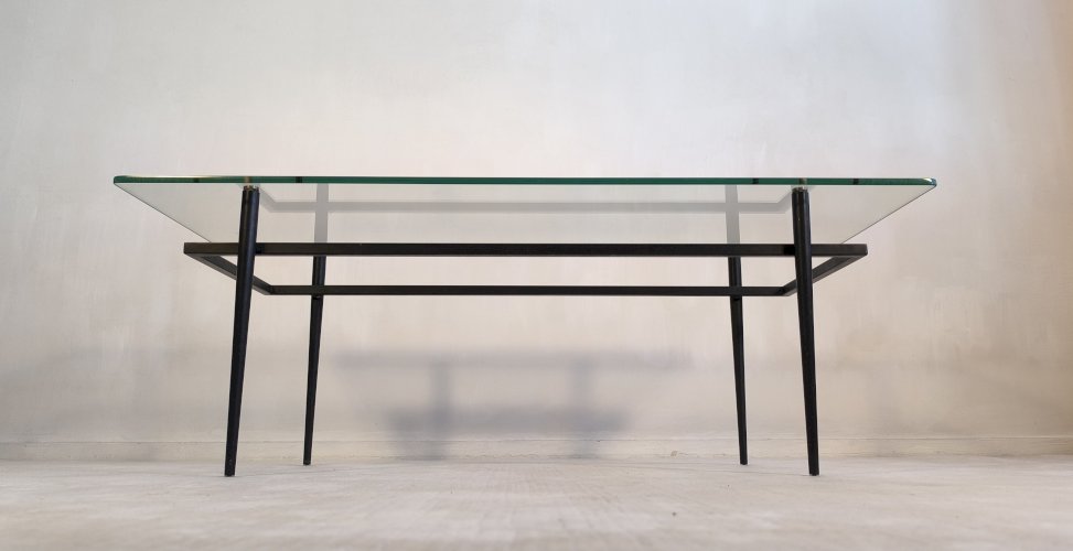 Iconique Table basse Roger Le Bihan pour Airborne 1960-70 - Design minimaliste, France 