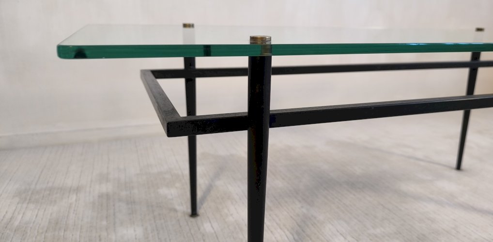 Iconique Table basse Roger Le Bihan pour Airborne 1960-70 - Design minimaliste, France 