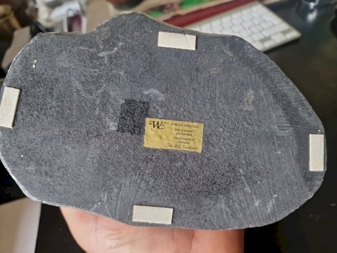 IGLoos Esquimaux Eskimo - Art Inuit / Canada (Wolf original)