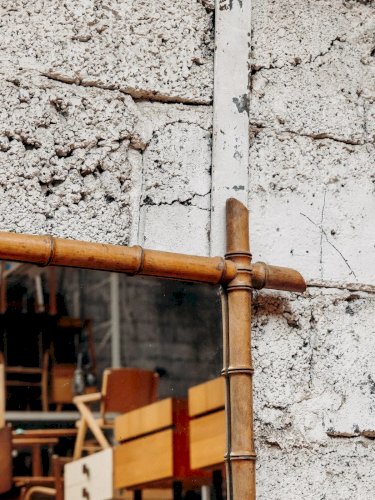 Igor, le grand miroir en bambou N°738