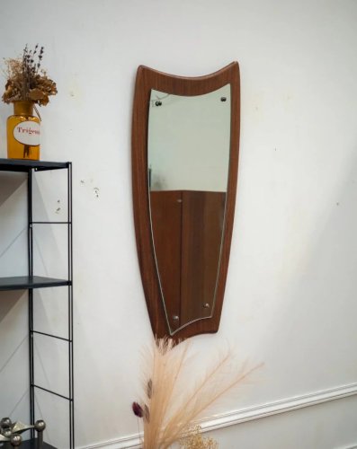 Igor, le grand miroir en teck N°824