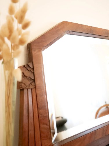 Igor, le miroir Art déco en bois N°911