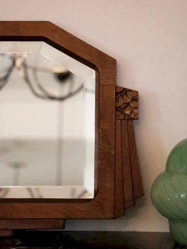 Igor, le miroir Art déco en bois N°911