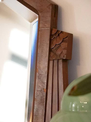 Igor, le miroir Art déco en bois N°911