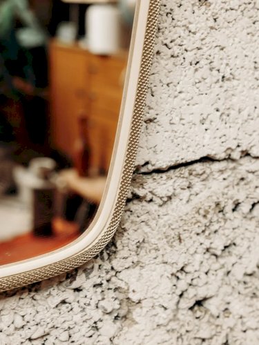 Igor, le miroir en métal doré N°683