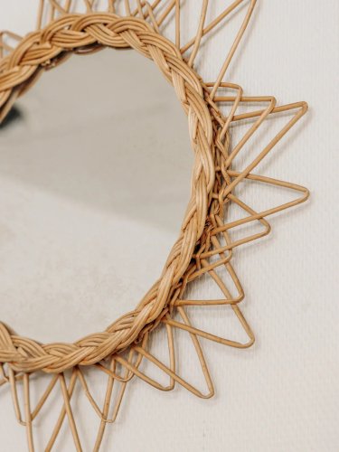 Igor, le miroir en rotin N°814