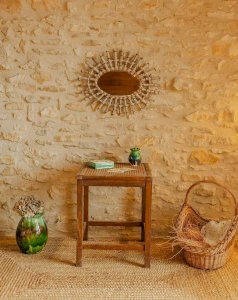 Igor, the rattan mirror No. 867