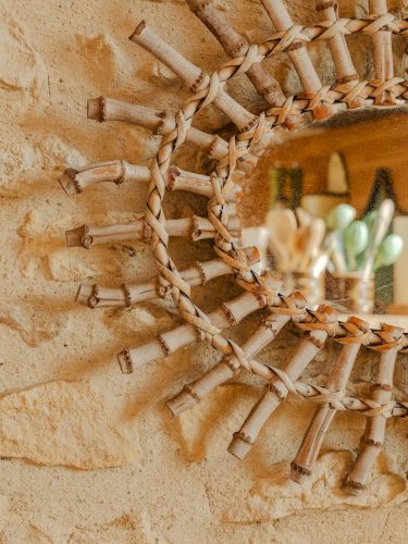 Igor, le miroir en rotin N°867