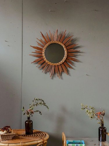 Igor, le miroir en rotin N°891