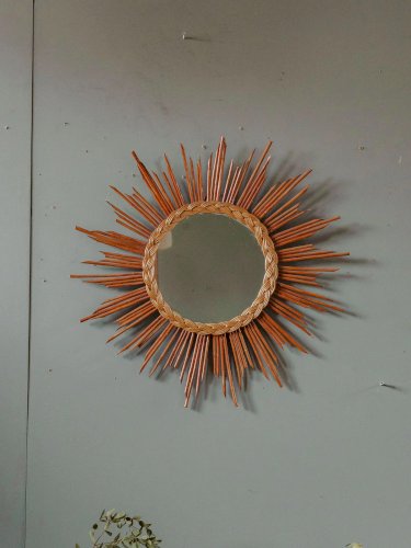 Igor, le miroir en rotin N°891