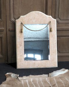 Igor, le miroir en travertin N°936