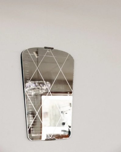 Igor, le miroir gravé en verre N°148