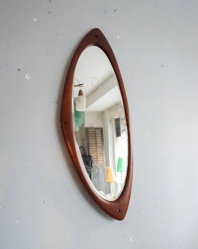 Igor, le miroir retro en bois N°831