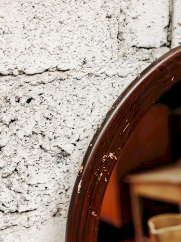 Igor, le miroir rond en bois N°542