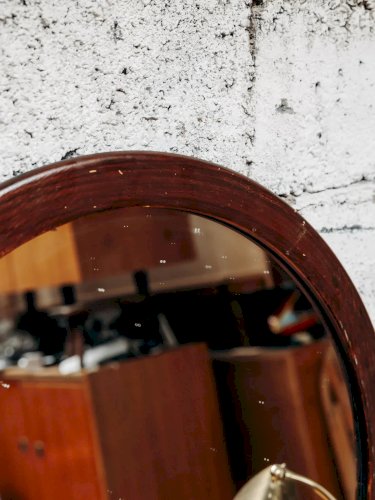 Igor, le miroir rond en bois N°543