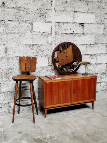 Igor, le miroir rond en bois N°543