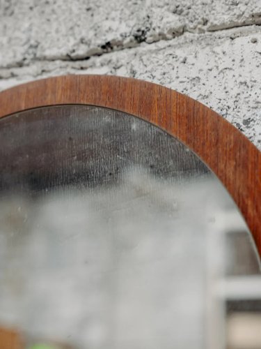 Igor, le miroir rond en teck N°729