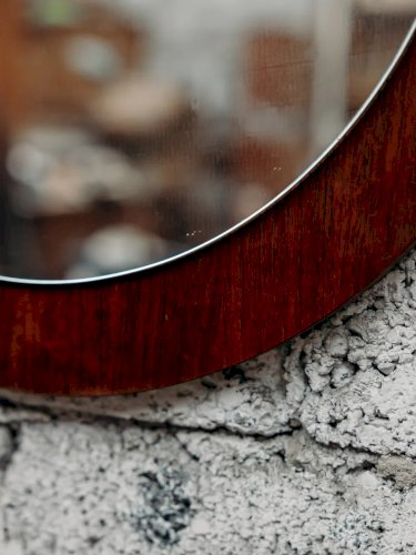 Igor, le miroir rond en teck N°729